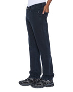Mens Chitch Black/blue Slim Denim Jeans - Denim