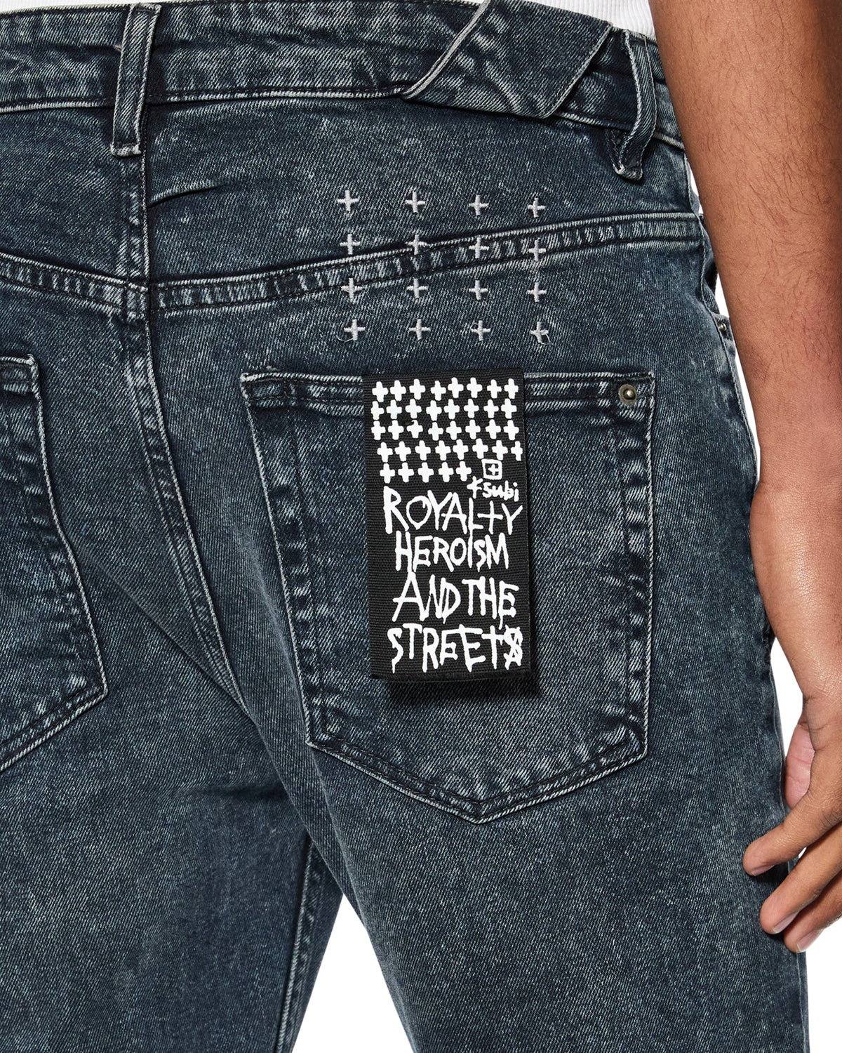 Mens Chitch Blue Kolla Slim Denim Jeans - Denim