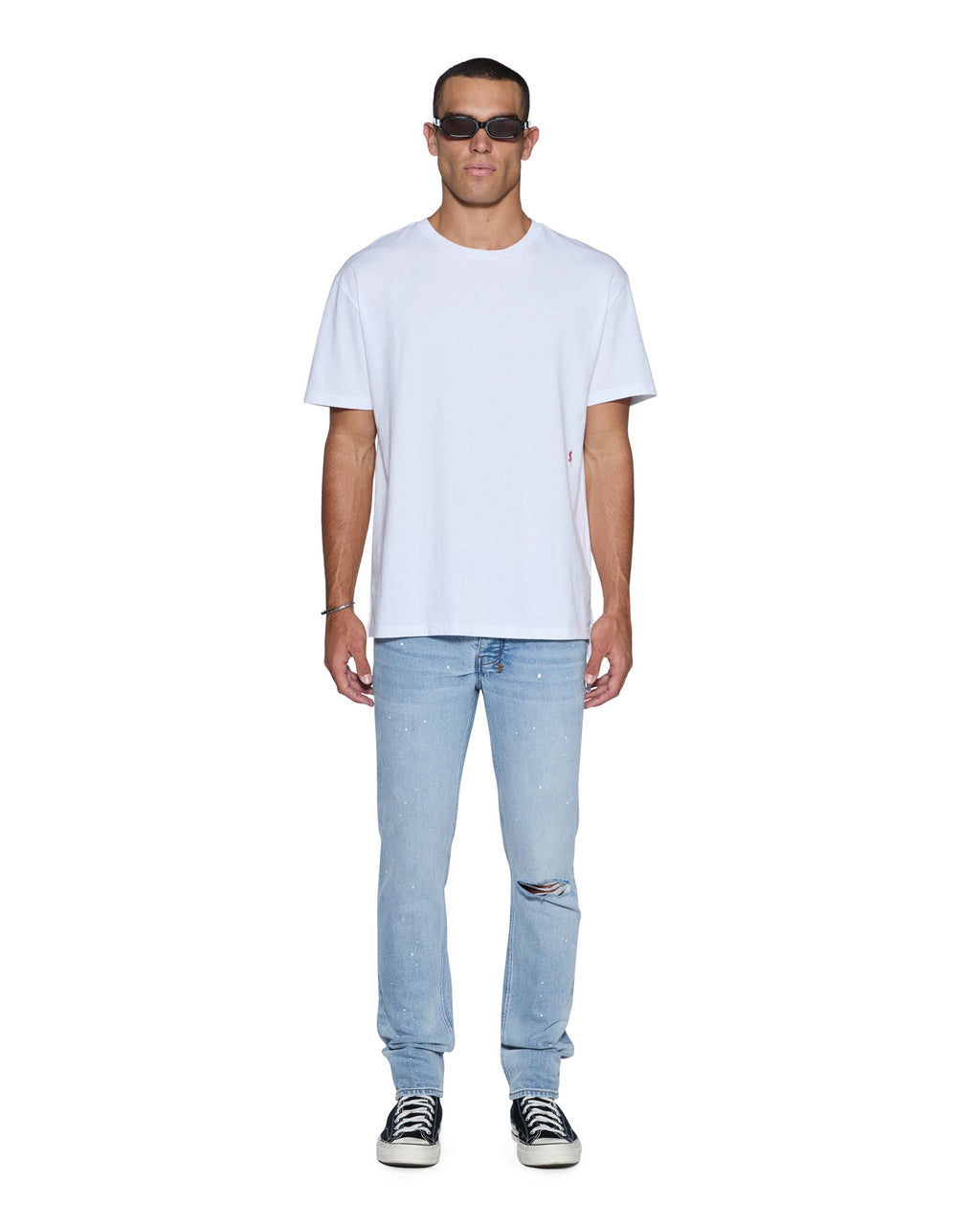 Mens Chitch Duke Blue Slim Denim Jeans - Denim