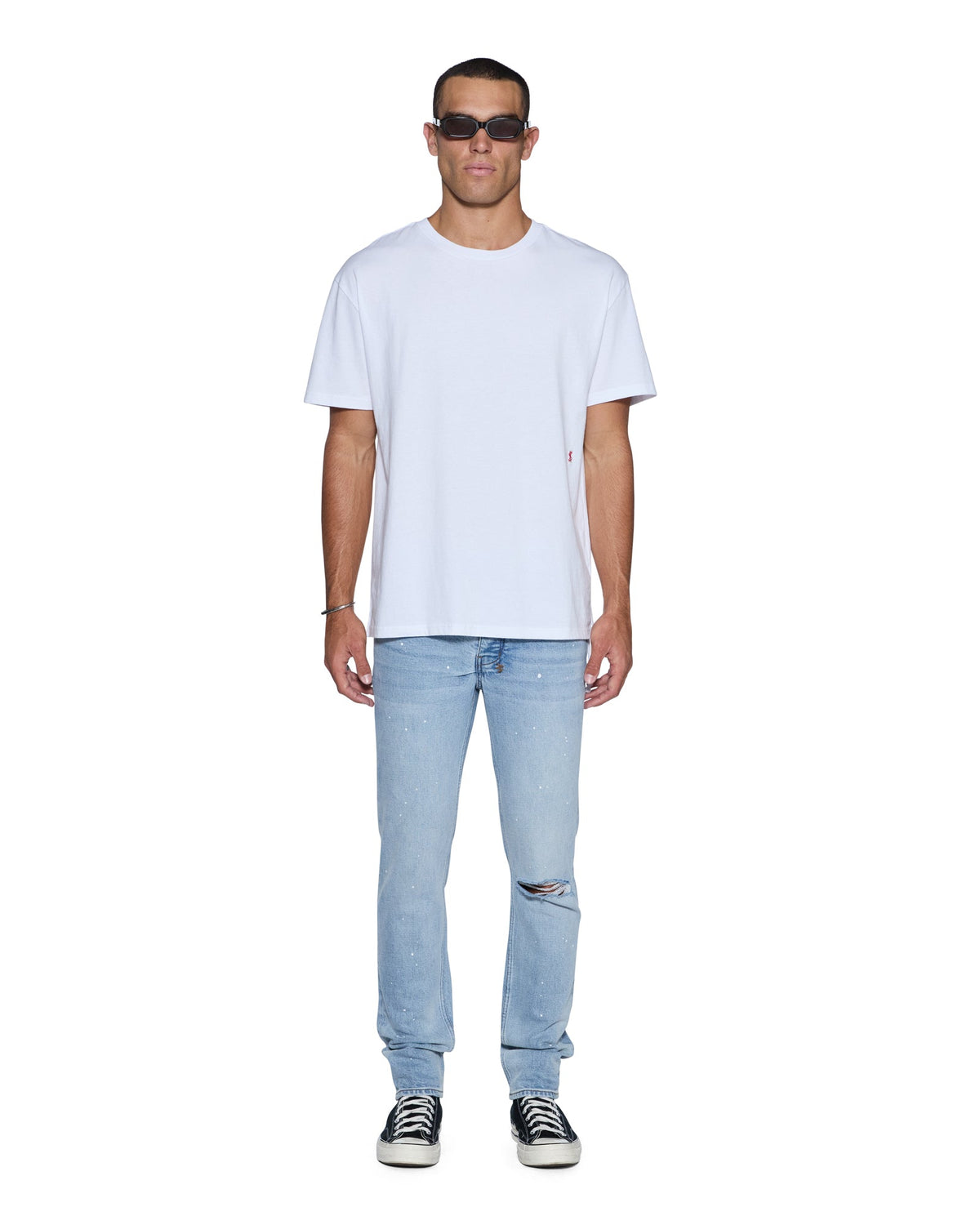 Mens Chitch Duke Blue Slim Denim Jeans - Denim