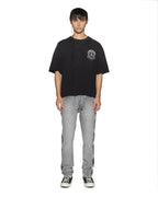 Mens Chitch Koncrete Grey Paise Slim Denim Jeans - Grey