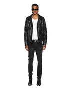 Mens Chitch Krow Slim Denim Jeans - Black