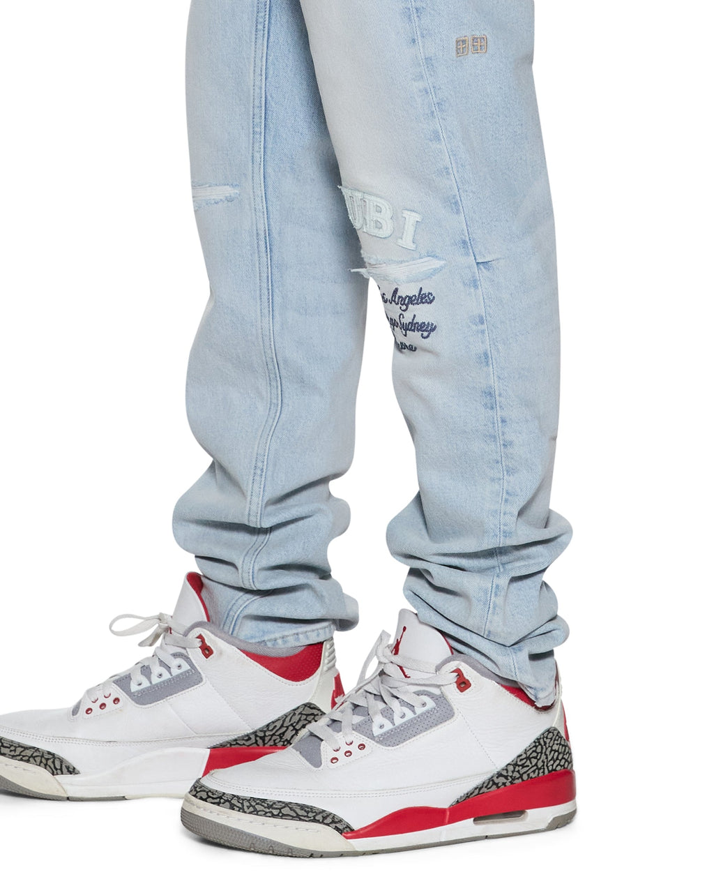 Mens Chitch Kstellar Effect Slim Denim Jeans - Denim
