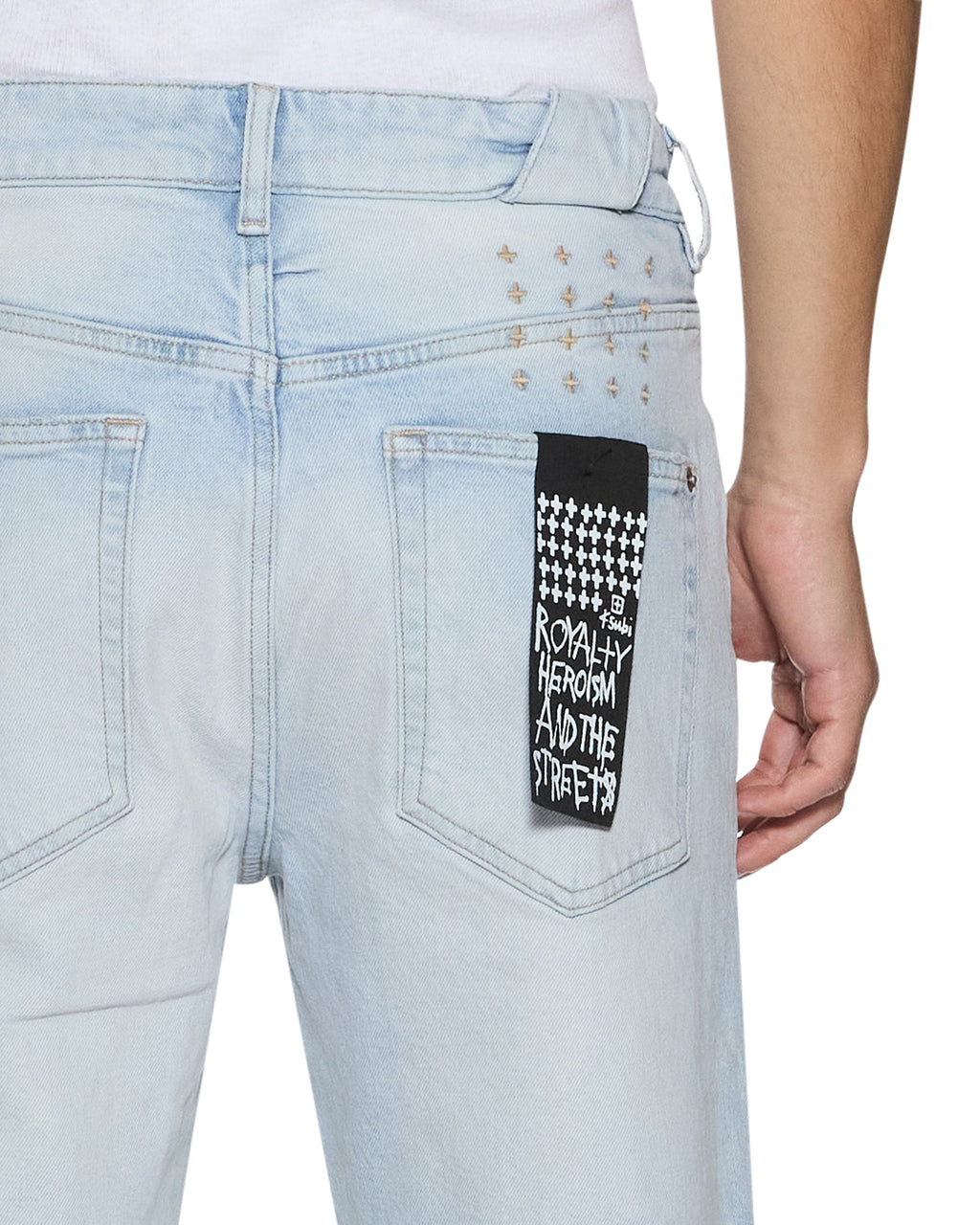 Mens Chitch Kstellar Effect Slim Denim Jeans - Denim