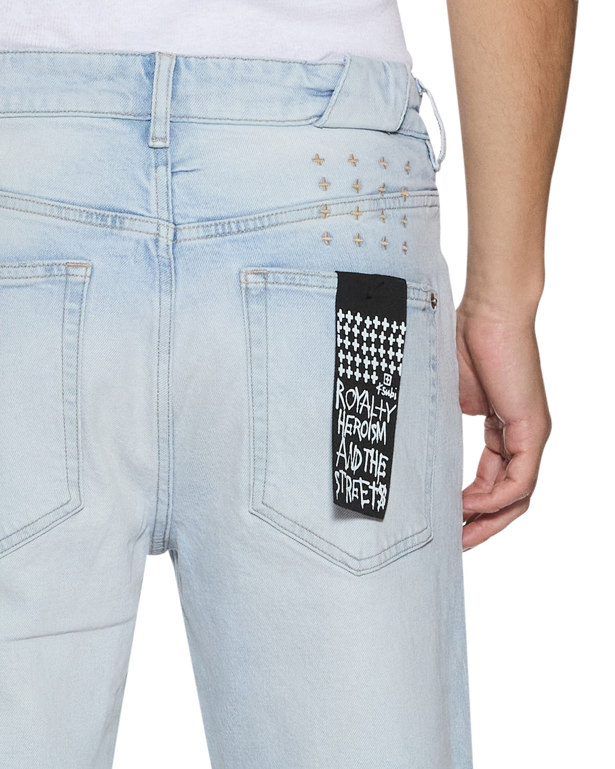 Mens Chitch Kstellar Effect Slim Denim Jeans - Denim