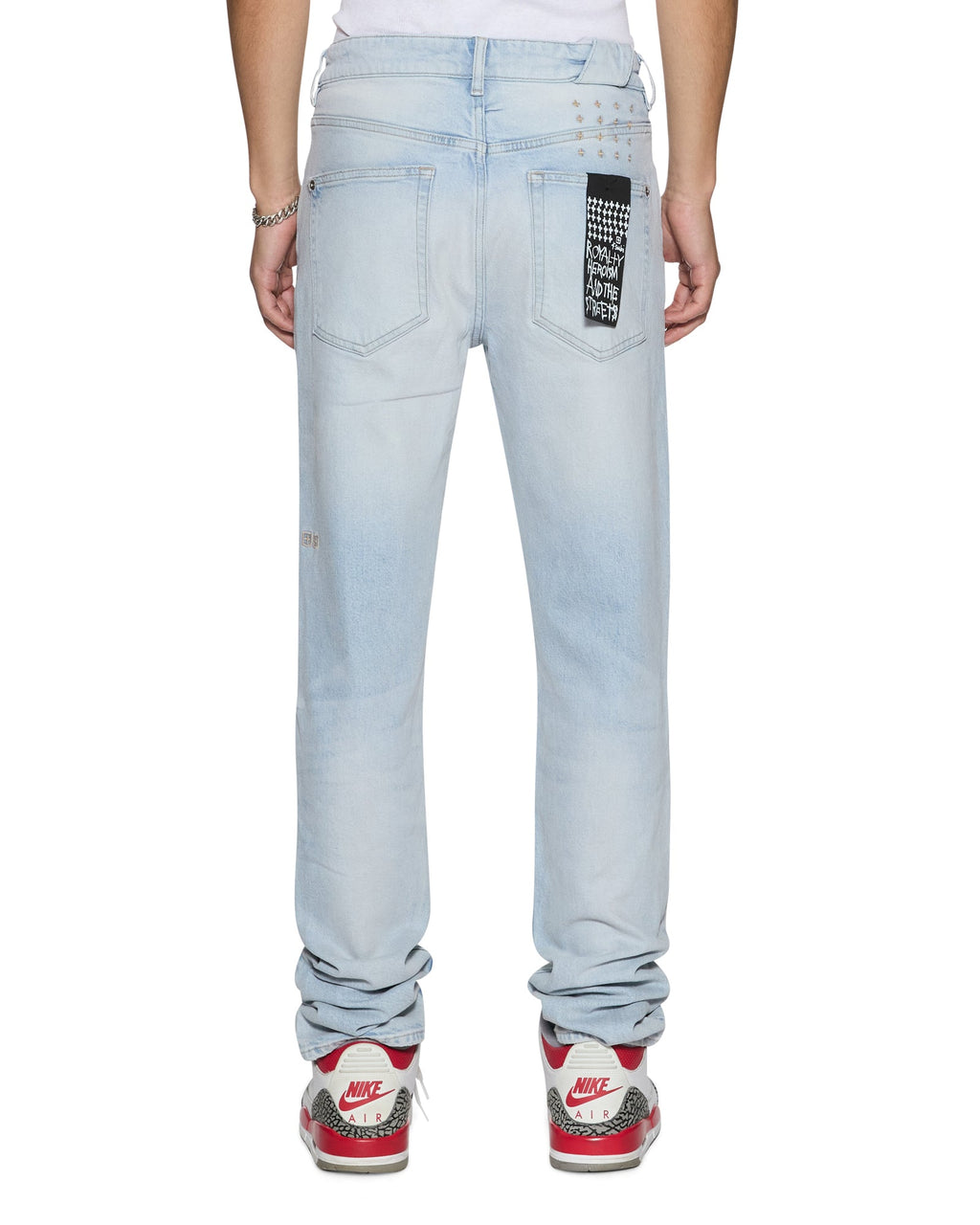 Mens Chitch Kstellar Effect Slim Denim Jeans - Denim