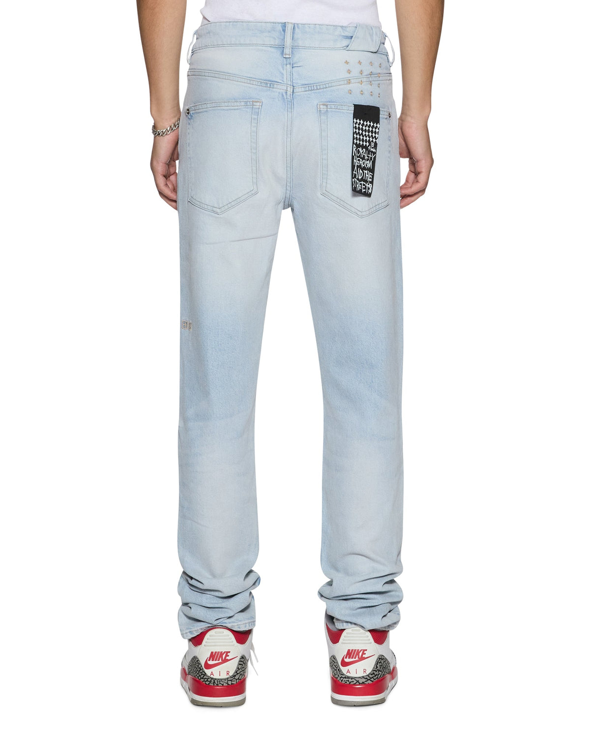 Mens Chitch Kstellar Effect Slim Denim Jeans - Denim