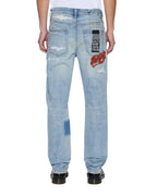Mens Chitch Manhattan Repair Slim Denim Jeans - Denim