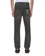 Mens Chitch Mekanik Grey Slim Denim Jeans - Grey