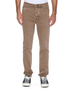 Mens Chitch Oak Slim Denim Jeans - Brown