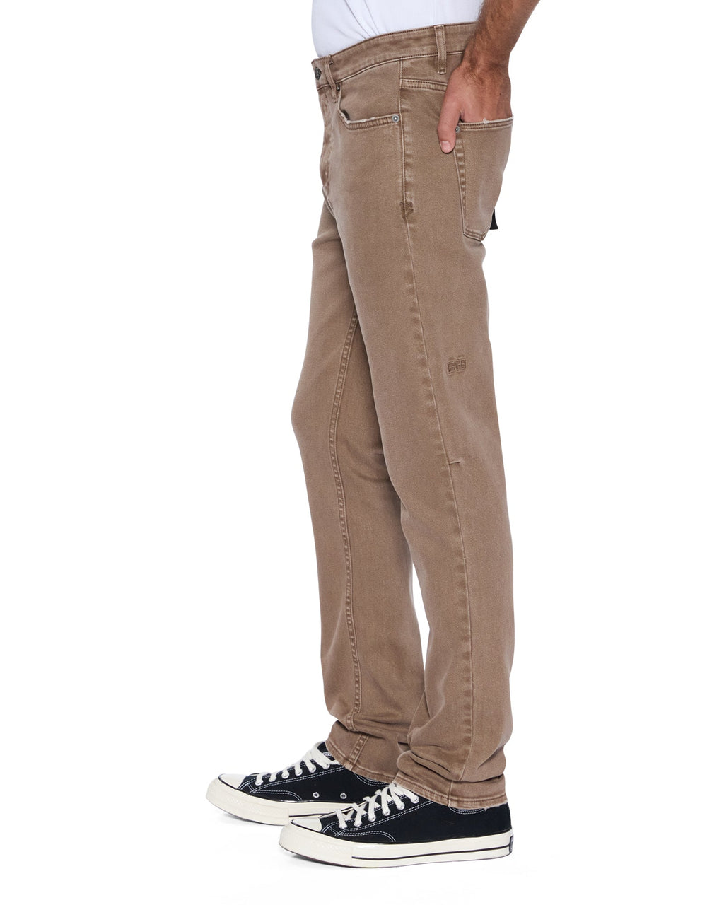 Mens Chitch Oak Slim Denim Jeans - Brown