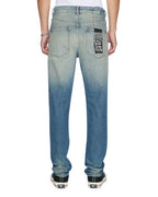 Mens Chitch Portland Stud Trashed Slim Denim Jeans - Denim