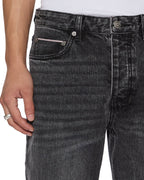 Mens Chitch Selvedge Replika Black Slim Denim Jeans - Black