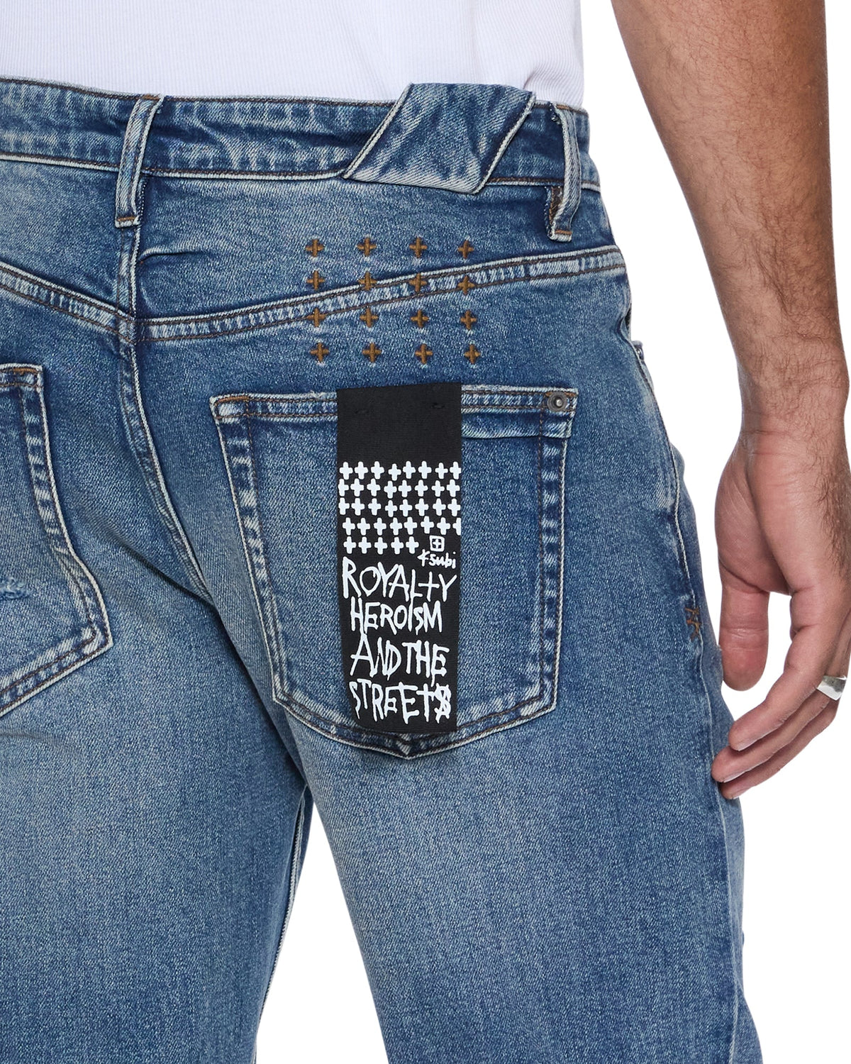 Mens Chitch Roadhouse 1999 Slim Denim Jeans - Denim