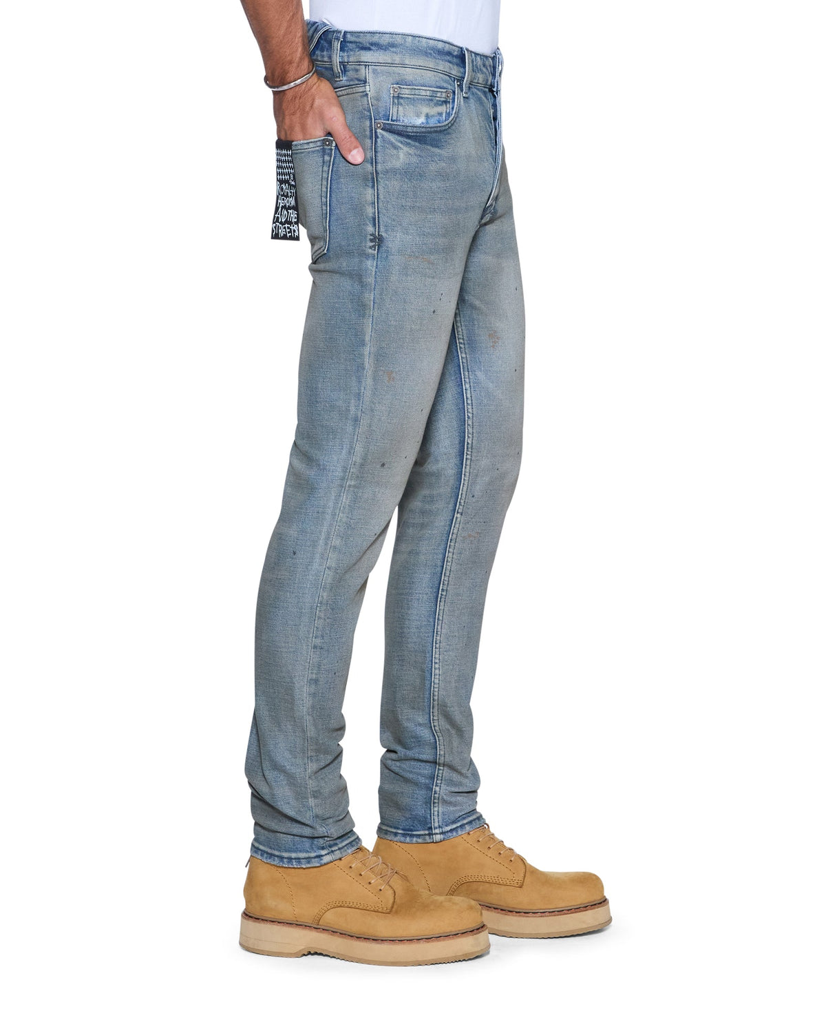 Mens Chitch Workshop Blue Slim Denim Jeans - Denim