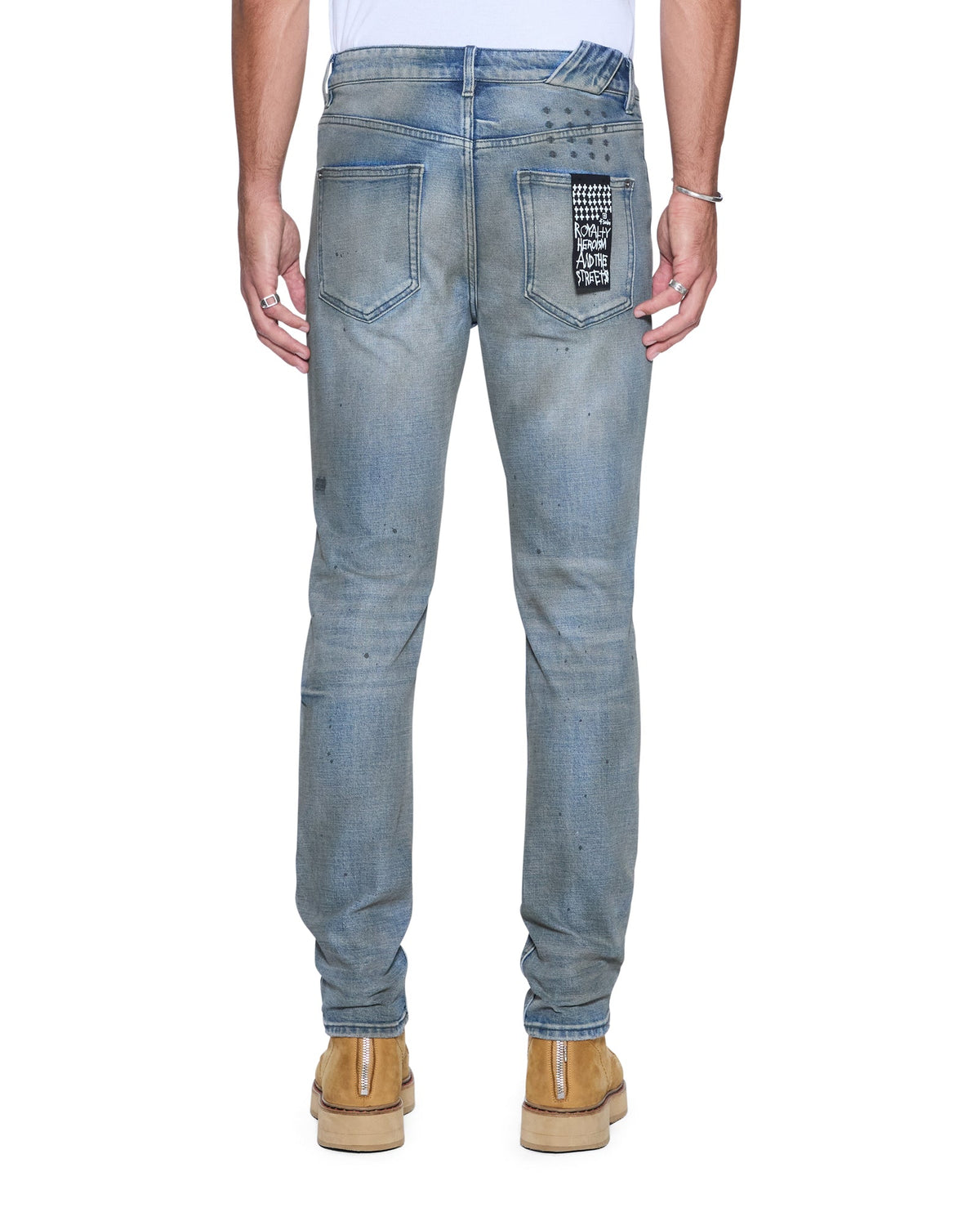 Mens Chitch Workshop Blue Slim Denim Jeans - Denim