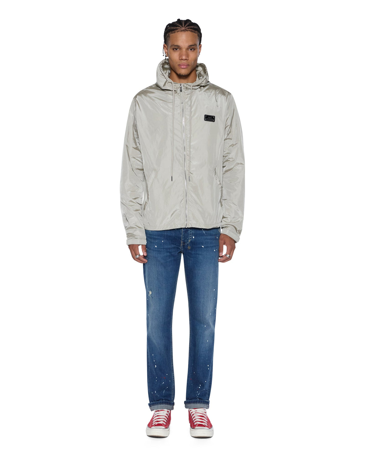 Mens Chitch Selvedge Artist Blue Slim Denim Jeans - Denim