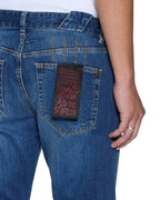 Mens Chitch Selvedge La Blue Slim Denim Jeans - Denim