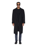 Mens Redemption Wool Coat Black Regular Jackets - Black