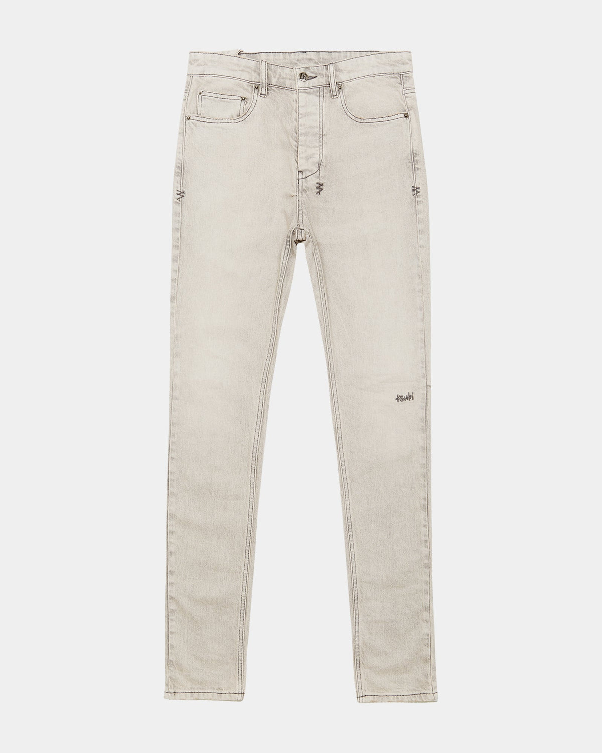 Mens Chitch Pluto Slim Denim Jeans - Grey