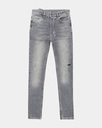 Mens Chitch Thrifted Slim Denim Jeans - Grey