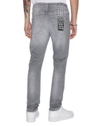 Mens Chitch Thrifted Slim Denim Jeans - Grey