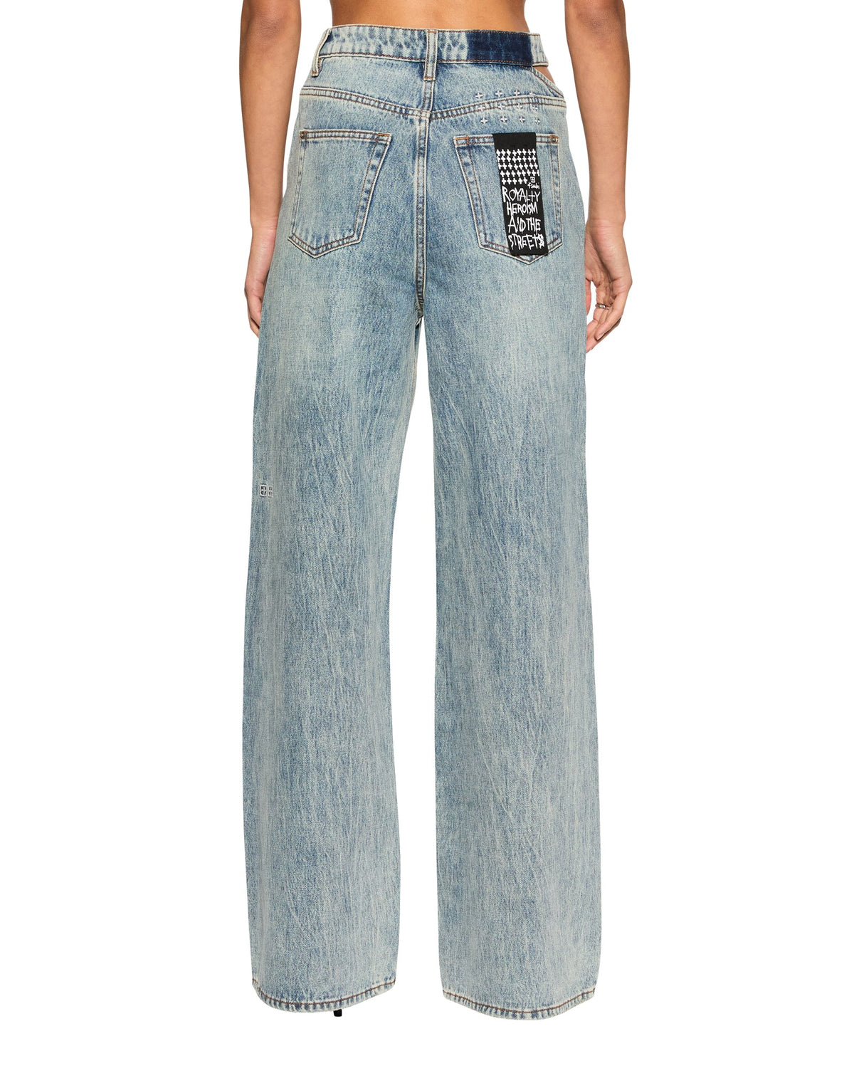 Womens Detached Jean Youth Relaxed Denim Jeans - Denim