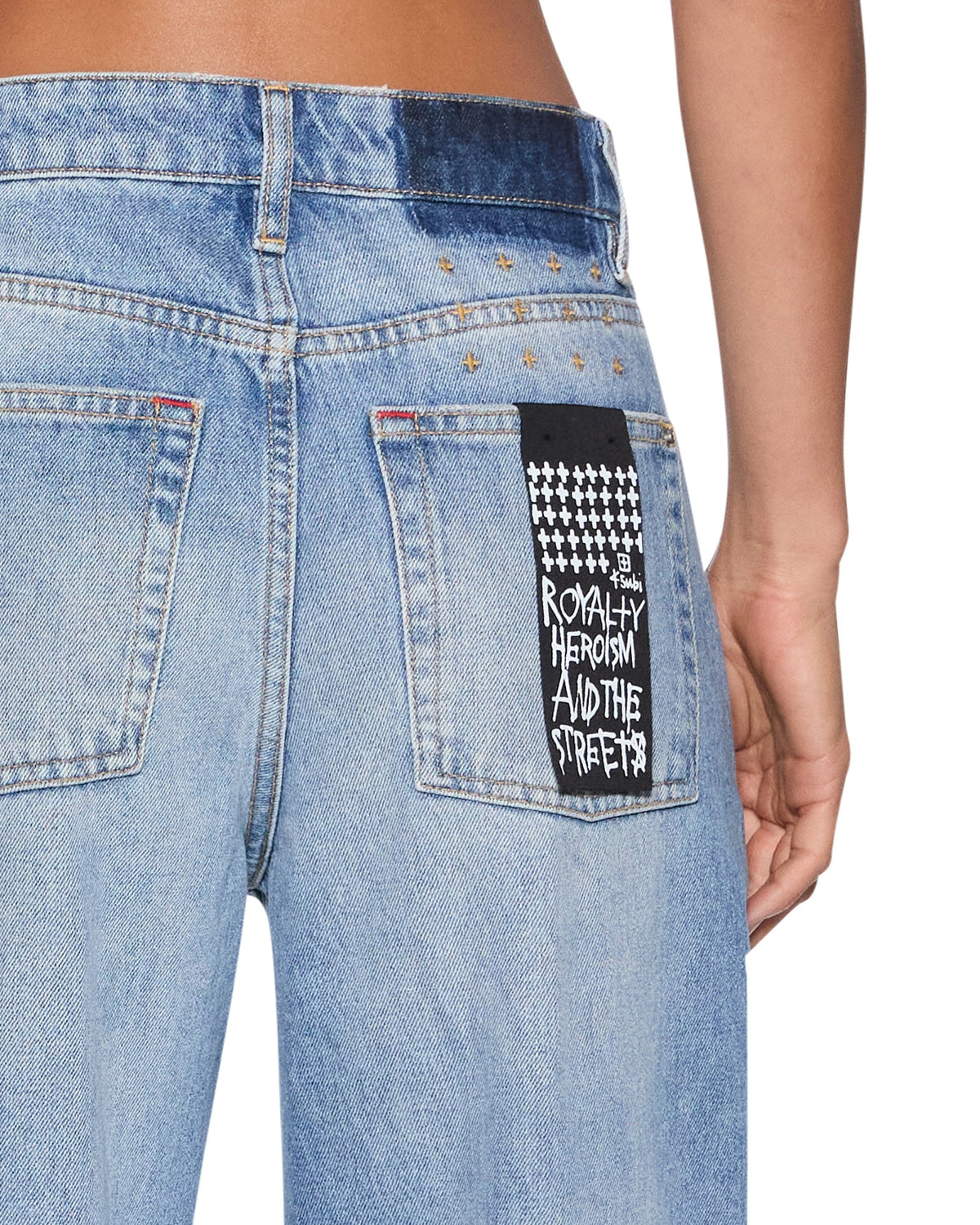 Womens Empire Jean Horizon Straight Denim Jeans - Denim