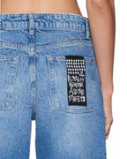 Womens Empire Jean Liberty Blue Relaxed Straight Denim Jeans - Denim