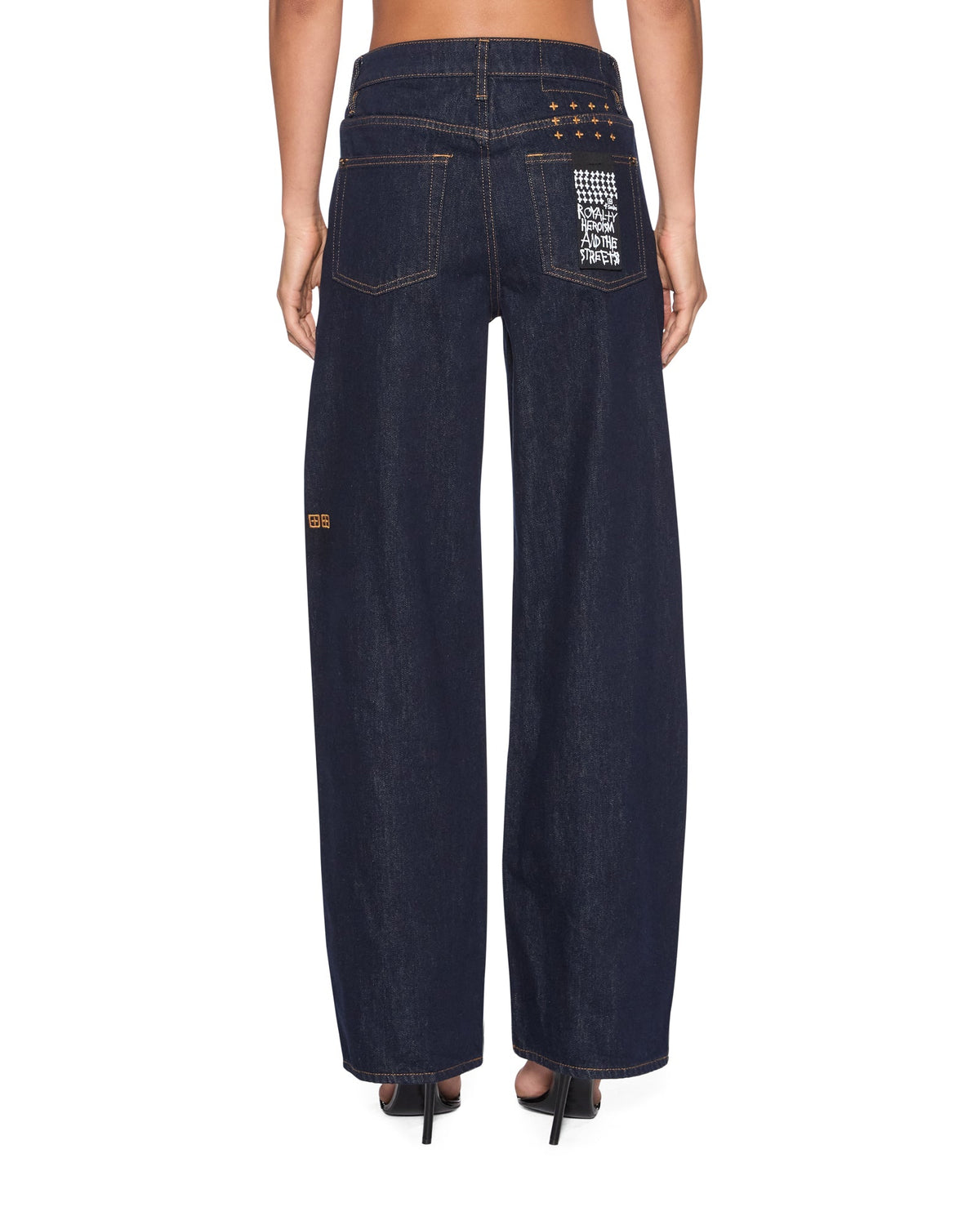 Womens Empire Jean Original Straight Denim Jeans - Denim