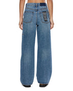 Womens Empire Jean Relik Relaxed Straight Denim Jeans - Denim