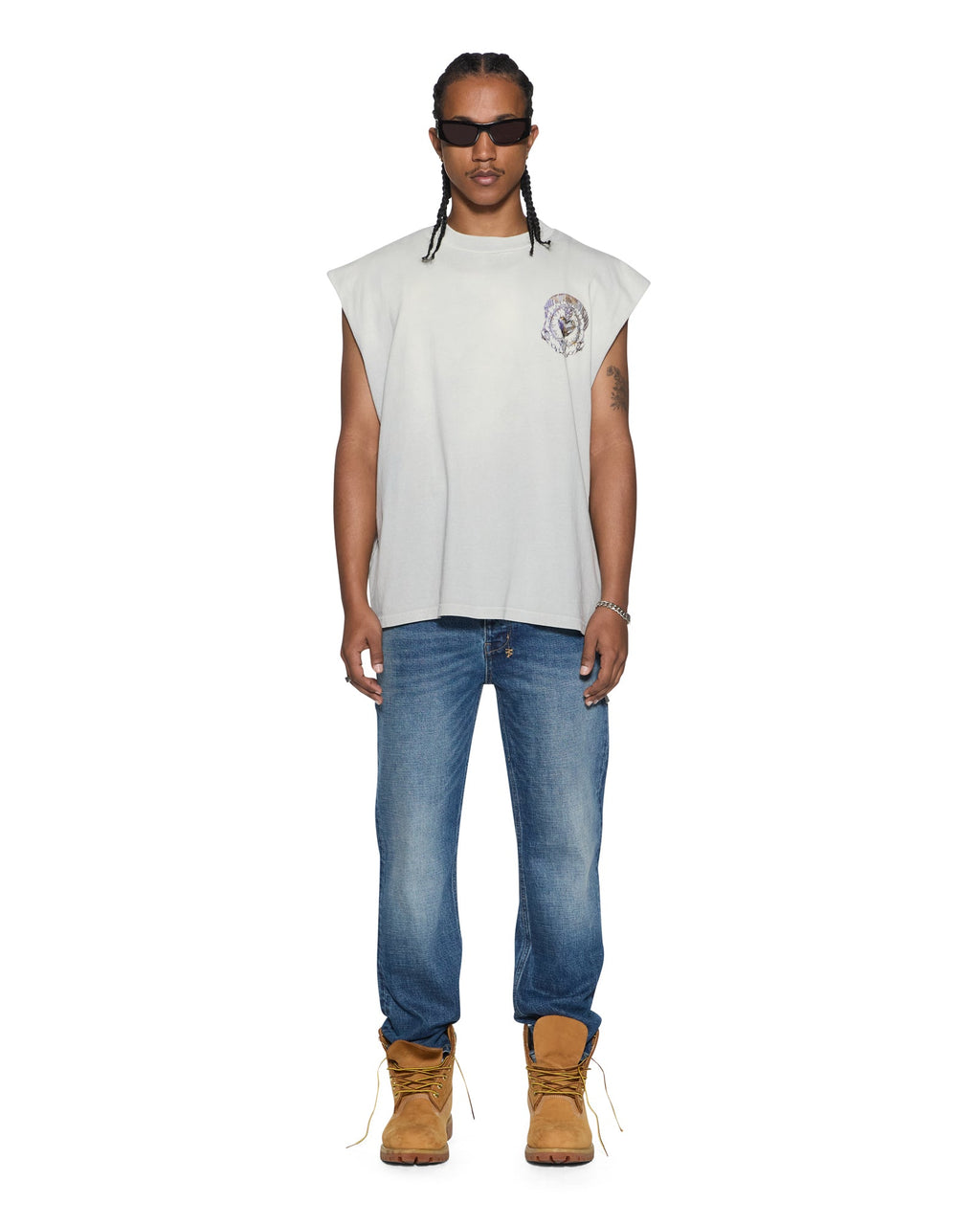 Mens Hazlow Arden Straight Denim Jeans - Denim