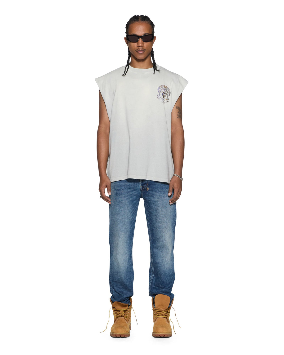 Mens Hazlow Arden Straight Denim Jeans - Denim