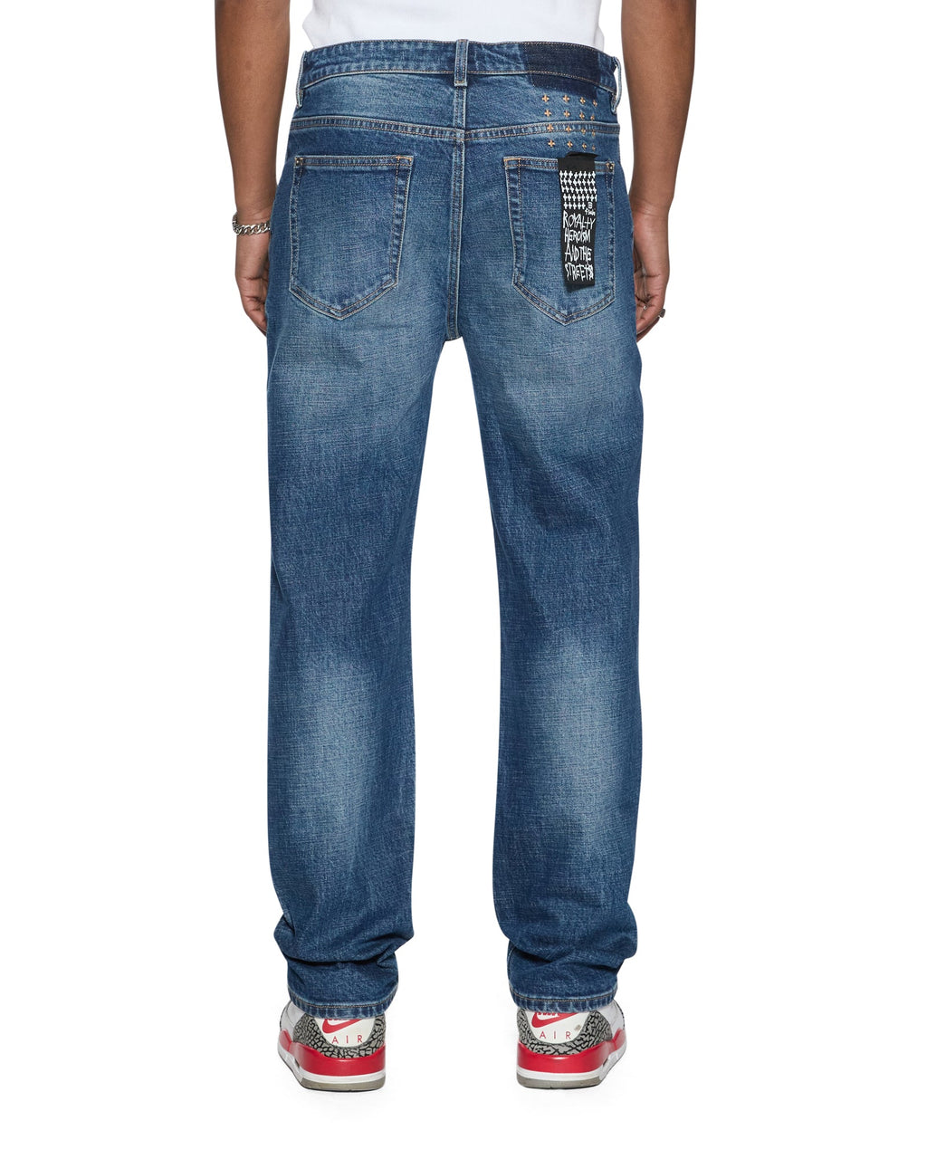 Mens Hazlow Arden Straight Denim Jeans - Denim
