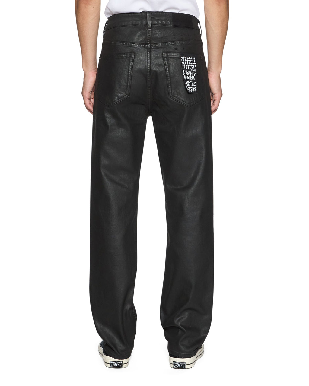 Mens Hazlow Main Stage Straight Denim Jeans - Black