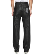 Mens Hazlow Main Stage Straight Denim Jeans - Black