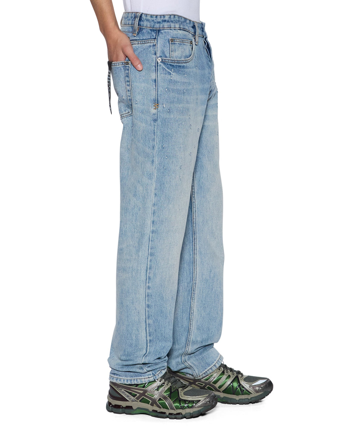 Mens Hazlow Manhattan Straight Denim Jeans - Denim