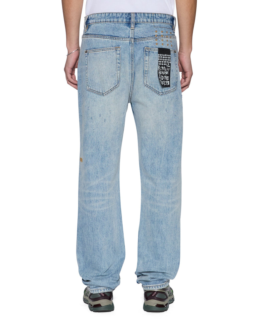 Mens Hazlow Manhattan Straight Denim Jeans - Denim