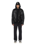 Mens Hazlow Selvedge Ny Black Straight Denim Jeans - Black
