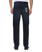Mens Hazlow Rinsed Resin Straight Denim Jeans - Black