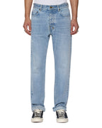 Mens Hazlow Selvedge Sydney Blue Straight Denim Jeans - Denim