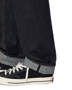 Mens Hazlow Selvedge Raw Straight Denim Jeans - Denim