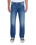 Mens Hazlow Vintage Blue Straight Denim Jeans - Denim