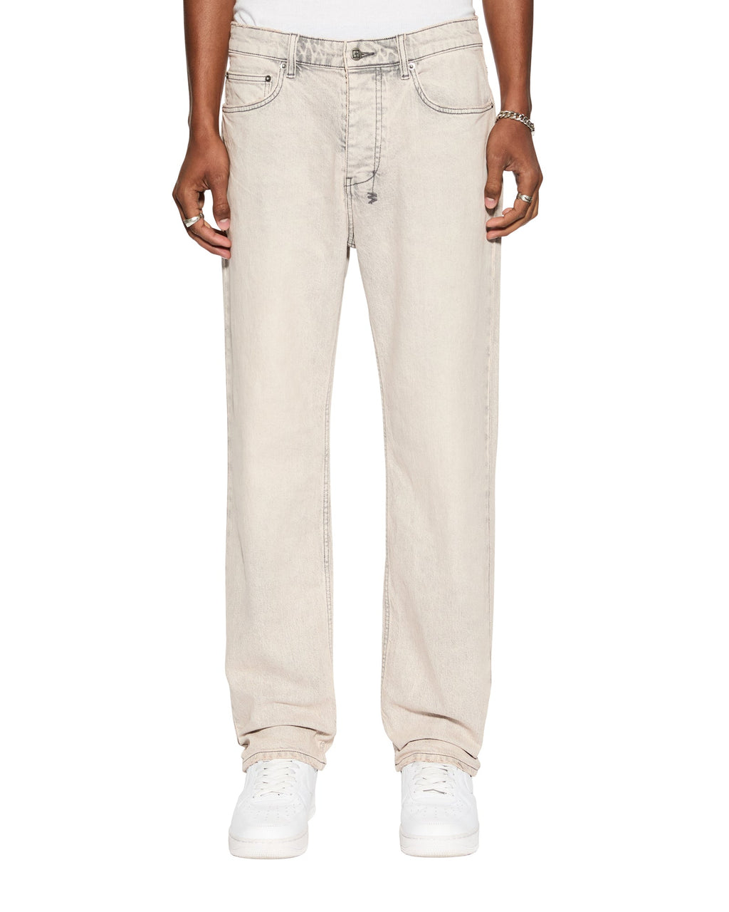 Mens Hazlow Pluto Straight Denim Jeans - Grey