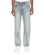 Mens Hazlow Stairway Straight Denim Jeans - Denim
