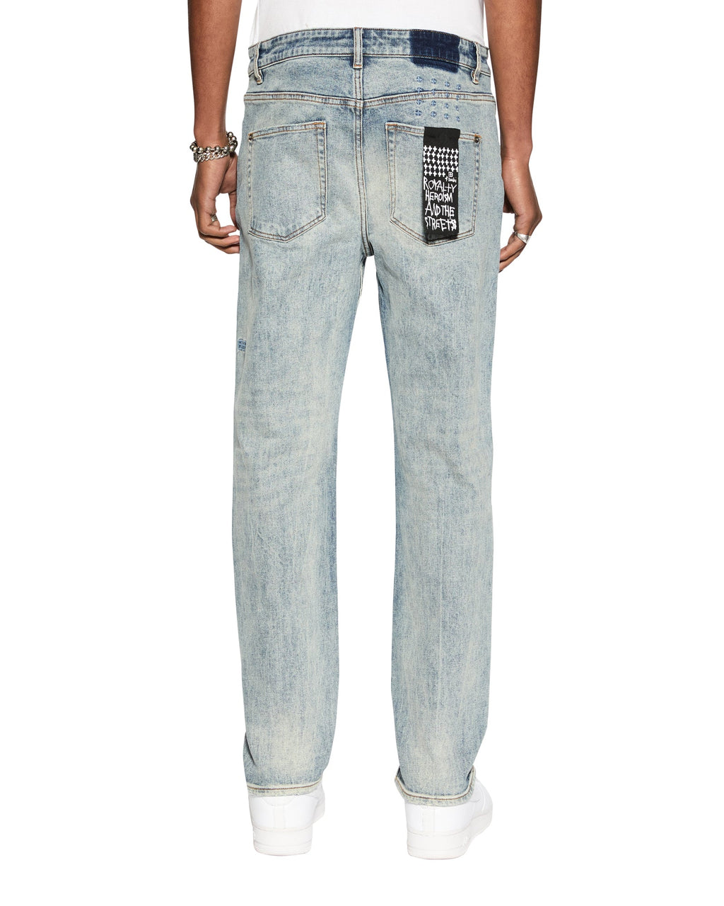 Mens Hazlow Stairway Straight Denim Jeans - Denim