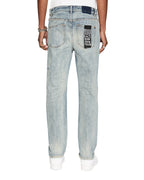 Mens Hazlow Stairway Straight Denim Jeans - Denim