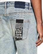 Mens Hazlow Stairway Straight Denim Jeans - Denim