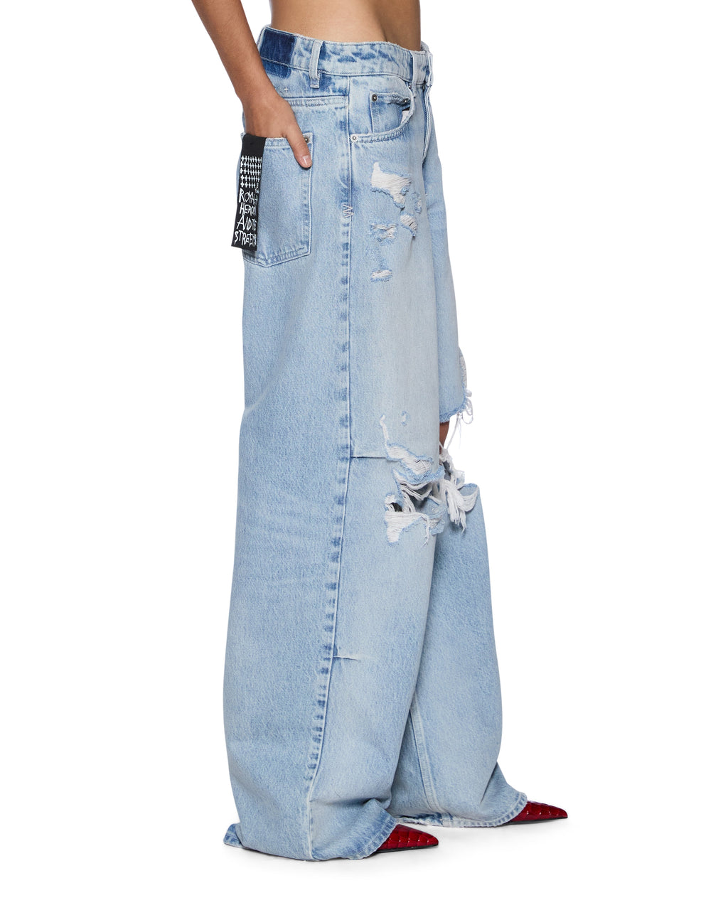 Womens Ksuper Jean Venice Oversized Denim Jeans - Denim