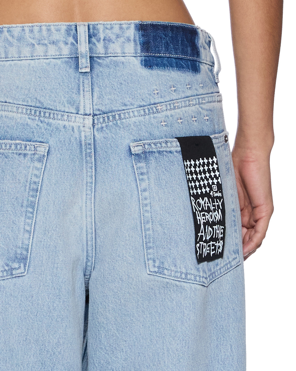 Womens Ksuper Jean Venice Oversized Denim Jeans - Denim